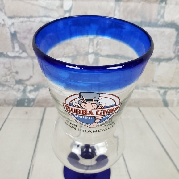Bubba Gump Collectable Cobalt Glass San Francisco - Picture 5 of 10